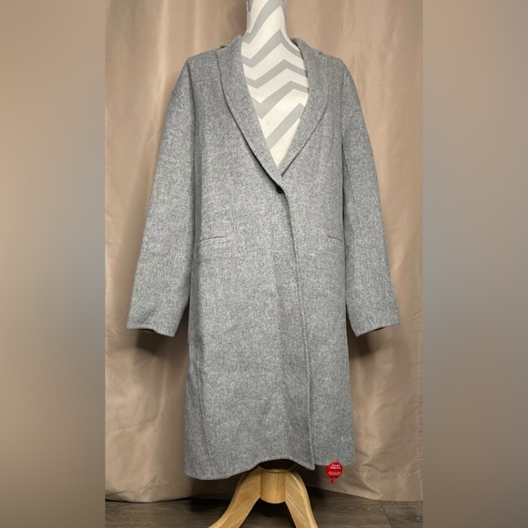 Vince Jackets & Blazers - New Vince. Large Gray Wool Pea Coat